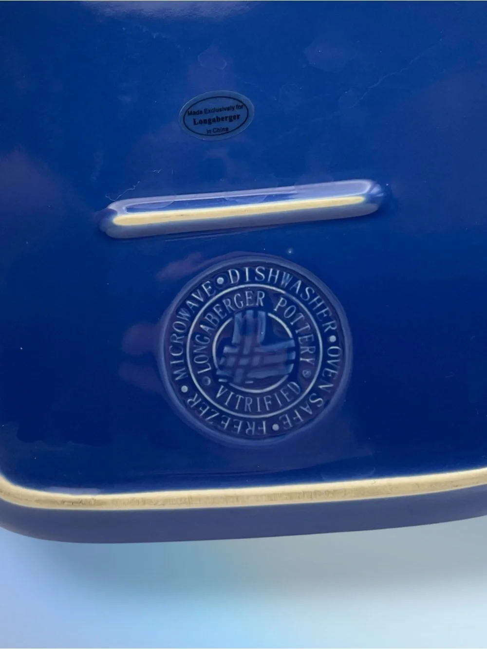 Longaberger Woven Traditions Classic Blue 11